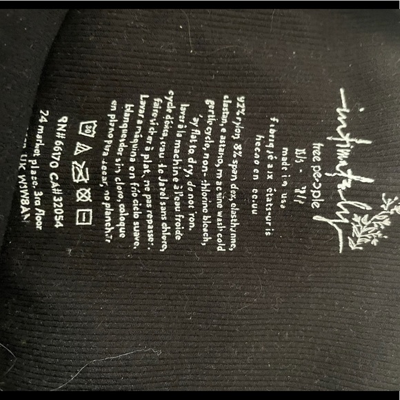 Free People Honey Black Textured Tube Top Black - Picture 5 of 6